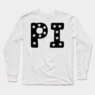 Pi Star Letters Long Sleeve T-Shirt